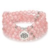 oasymala Chanting Mala Prayer Beads 108 Small Lotus Flower Meditation
