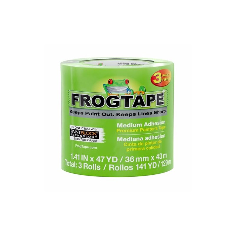 FrogTape 1.41 in. x 47 yd Green Multi-Surface Painter's Tape,