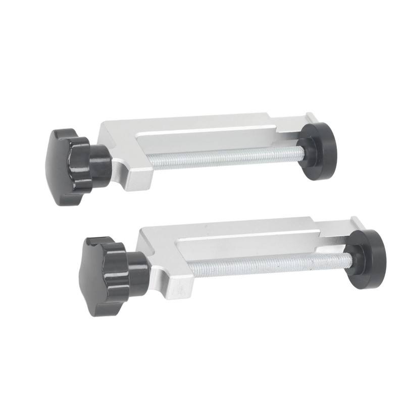 2Pcs Woodworking Fence Clamp Aluminum Alloy Multifunctional Woodworking Fence Fixing