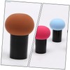 Outanaya 4pcs Portable Powder Puff Makeup Sponge Mushroom Shaped Face