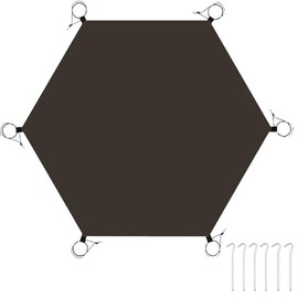 Large Hexagonal Tent Footprint Multifunctional Floor Mat Camping Gear Must Haves Hiking and Survival Gear Tarp Tent Moisture-proof Floor Mat