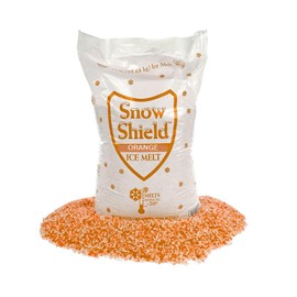 Orange Snow Shield Ice Melt (50 LBS) - A Pet Safe Ice Melt That is Effective Below Zero Degrees and is Safe for Our Children, Our Pets and Our Earth