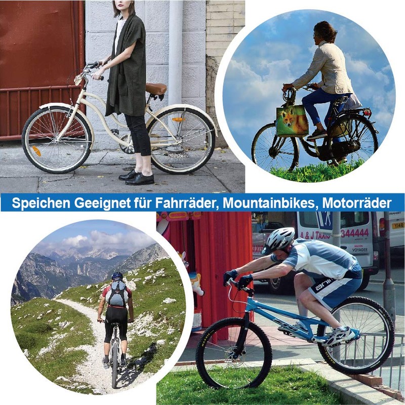 260mm Bicycle Spoke 38pcs Mountain Bike Spoke with Spoke Nipple