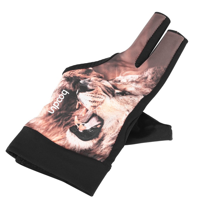 Boodun Unisex Adults 3-Finger Snooker Pool Cue Glove Billiards Shooters