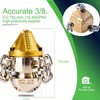 ZZHANFF 3/8 NPT Sewer Jetter Rotating Nozzle - Cutting Roots
