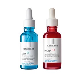 Kit La Roche-Posay Rutina Hidratante Anti-Arrugas: Hyalu B5 Suractivated Sérum 30ml + Serum Retinol B3 30ml