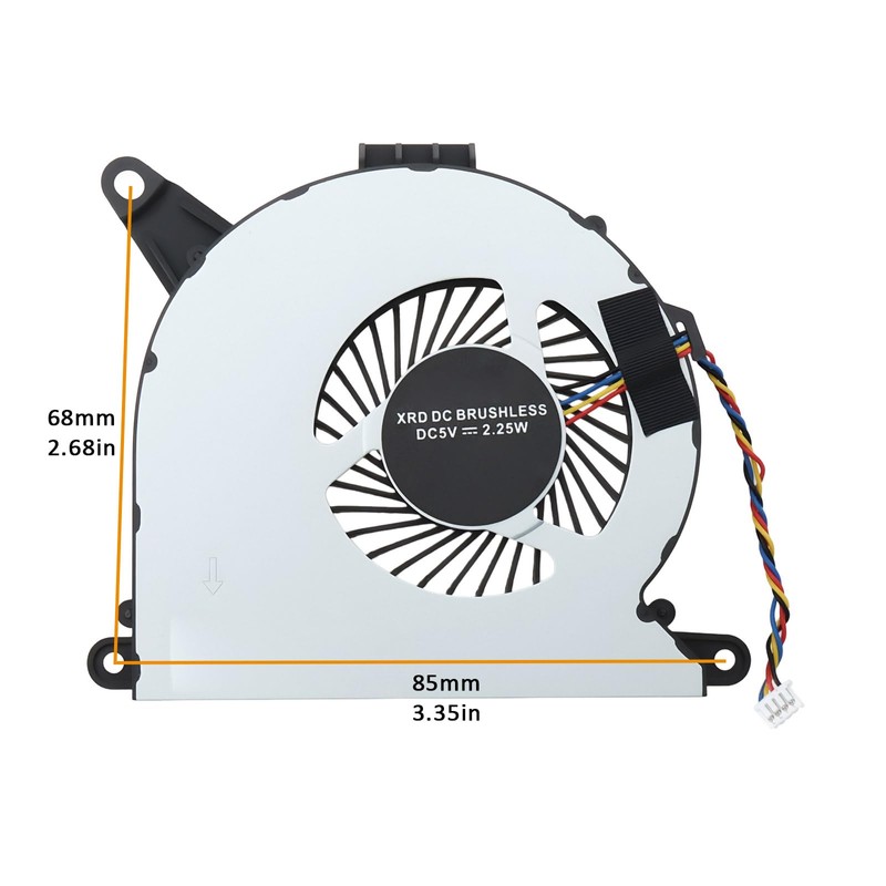 EMSea Ventola di raffreddamento CPU All-in-One FD5015U05S DC5V 2.25W 0.40A