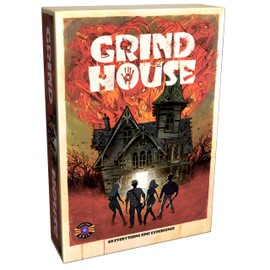 Grind House – Narrative Horror Story Board Game | 2–8 Player Survival, Secret Motives & Replayable Haunted Mansion Scenarios (The Horror Narrative Board Game)