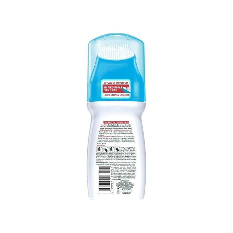 Limpiador facial Garnier Pure Active anti imperfecciones exfocepillo 150 ml