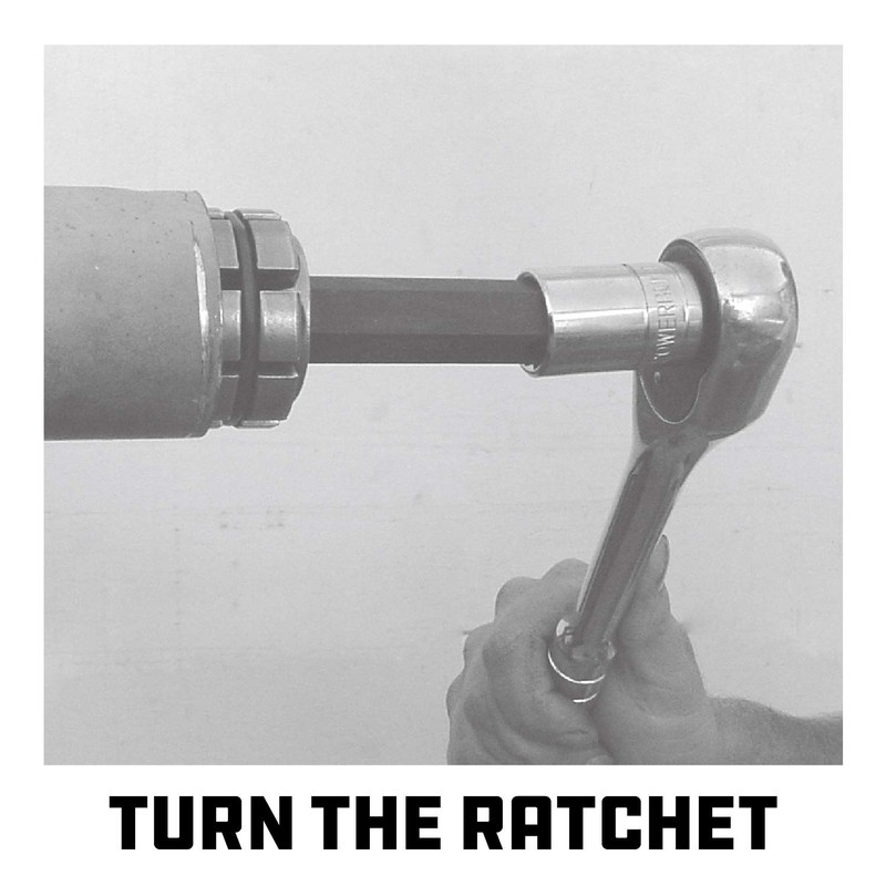 Powerbuilt Small Tailpipe Expander – 1-1/8" to 1-3/4" Exhaust Pipe