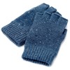 BYOS Unisex Winter Fall Soft Cable Fingers Free Fingerless Knit
