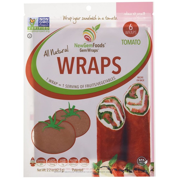 GemWraps® Tomato Sandwich Wraps 6-sheets