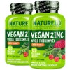NATURELO NATURELO Vegan Zinc Immune Support Capsules - Whole Food