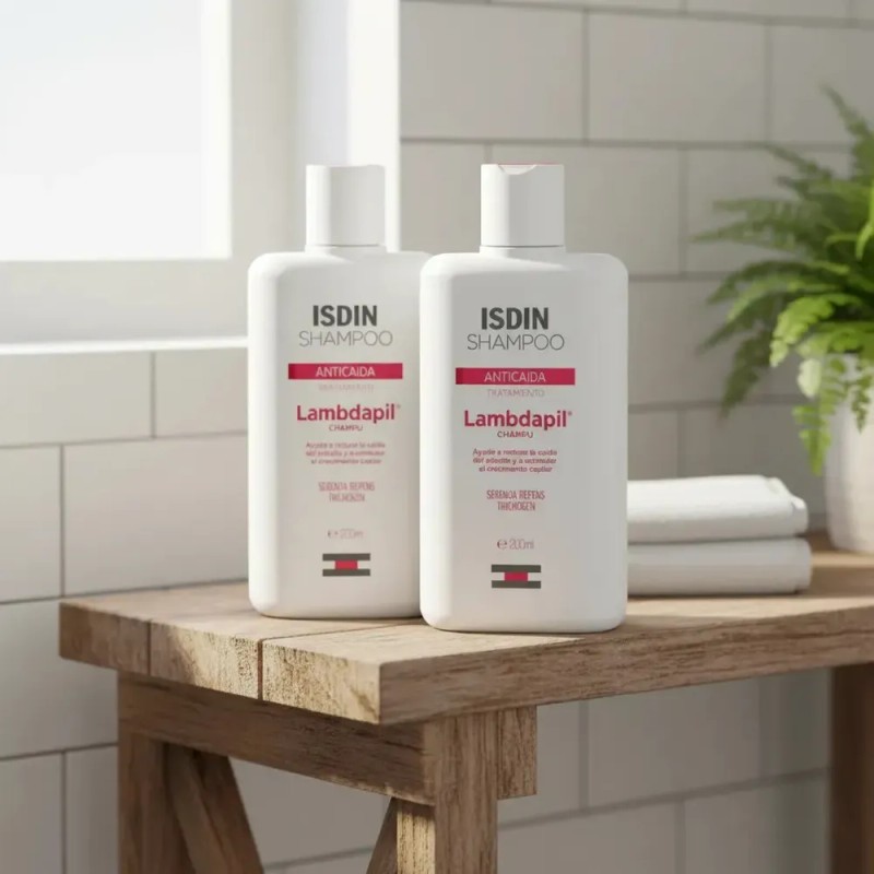 Isdin Pack (2 pzs) Shampoo Anticaida Lambdapil De 200 Ml