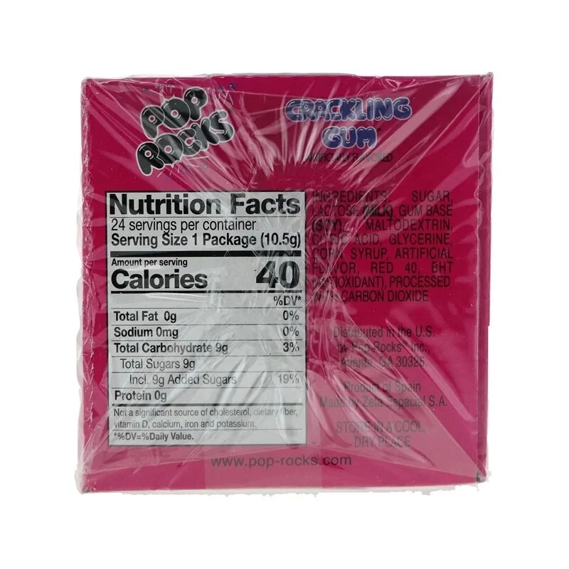 Pop Rocks Dips Sour Apple Candy 18 Count - 0.63