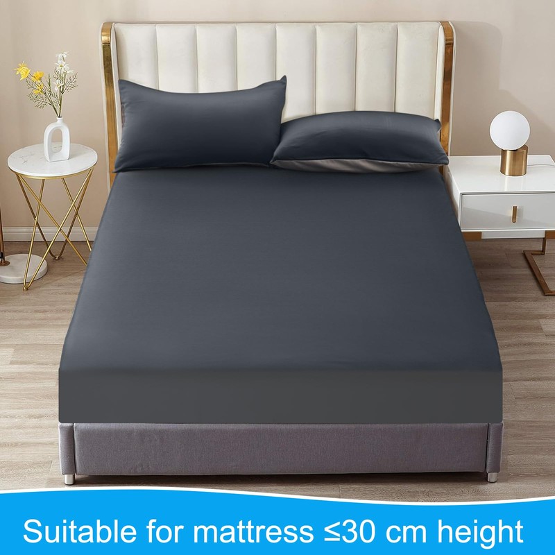 Mattress Protector Waterproof Double, Premium Mattress Covers 135X190cm, Breathable, Waterproof