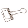 50Pcs Metal Hollow Binder Clips Multipurpose Durable Paper Clamps for