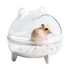 EsiFare Hamster Toilet, Hamster Sandbox, Cute, Hamster Bathtub, Transparent, Bath