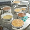 CURTA 8" Round Aluminum Foil Pans with Clear Lids |