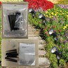 Zhengmy 4 Packs Threaded Spike Flood Light Ground Stake Metal