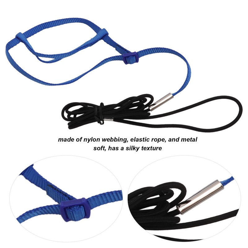 Parrot Harness Leash Adjustable Bird Flying Harness Traction Rope with