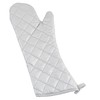 Winco Silicone Oven Mitt, 17-Inch, Silver