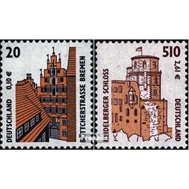 FRD (FR.Germany) 2224-2225 (complete.issue.) 2001 attractions (Stamps for collectors)