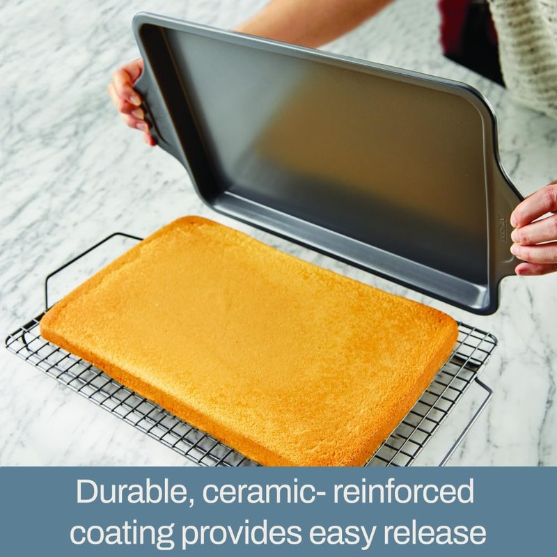 All-Clad Pro-Release Nonstick Bakeware Half Sheet Pan 11.5x17 Inch Oven