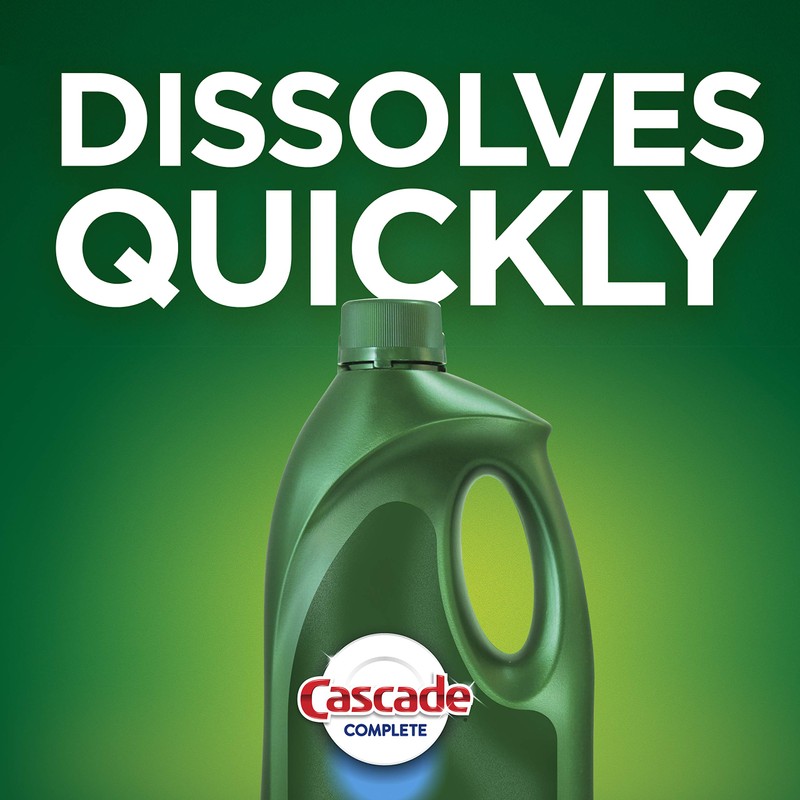 Cascade Complete Gel Dishwasher Detergent, Fresh, 75 oz (Packaging May