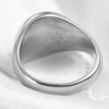 Jude Jewelers Stainless Steel Round Signet Shape Chinese Taiji Yin-Yang