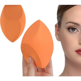 Lumbor37 Esponja Para Maquillaje 2 Piezas, 3 Facetas Beauty Blender, Esta Versátil Esponja de Maquillaje para Limpieza, Eliminación de Maquillaje e Hidratación