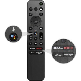Amtone Smart Voice Remote Control RMF-TX800U Compatible with Sony A80K X80K X95K X90K X85K 4K 8K 2022 XR-65A80K RMF-TX900U HDR LED Smart TV