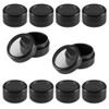 596802 Nail Art Containers Empty 10 ml Black with Viewing