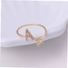 Elegant Female Ring Creative Adjustable Ring Fashion Finger Accessory for