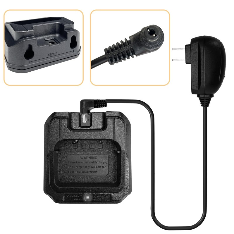 BAOFENG Battery Charger Base with US Adapter for BAOFENG Waterproof