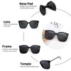 FEISEDY Sunglasses Womens, Oversized Retro Square Polarized Sunglasses, Trendy Shades