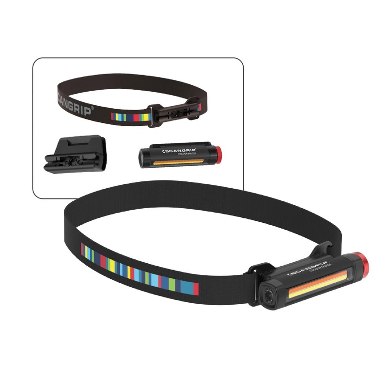 Scangrip UNIMATCH, Multifunctional LED Headlamp and Penlight in one with