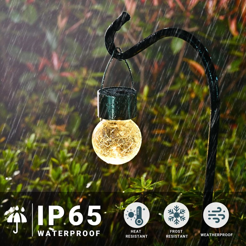 SOLPEX 12 Pack Hanging Solar Lights Outdoor,Solar Outdoor Lights Decorative,