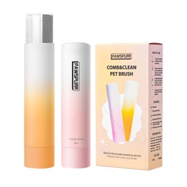 2 Pack Pet Hair Remover, Pet Hair Removal Tool for Small Dog Cat, 2 In1 Pet Hair Grooming & Removal Brush, Portable Lint Remover Brush for Clothes, Couch, Furniture