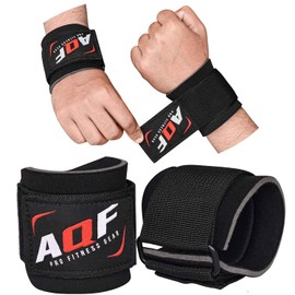 AQF Weight Lifting Wrist Wraps - 15” Professional Grade Neoprene Wrist Support for Gym Training, Bodybuilding, Gymnastics Calisthenics, and Deadlift Weightlifting, – Gym Straps for Men & Women