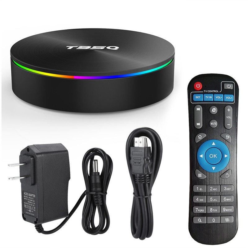 TV Box Dual Frequency WiFi Media Player for Android 8.1