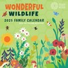 2025 Natural History Museum Wonderful Wildlife Square Family Wall Calendar