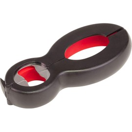 Westmark Multi-Opener, Rubber Inner Surface, 14 x 6 cm, Stainless Steel / Plastic