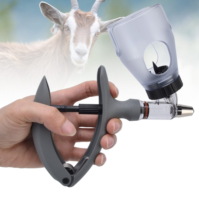 5ml Animal Injector Adjustable and Continuous Animal Syringe Injector for