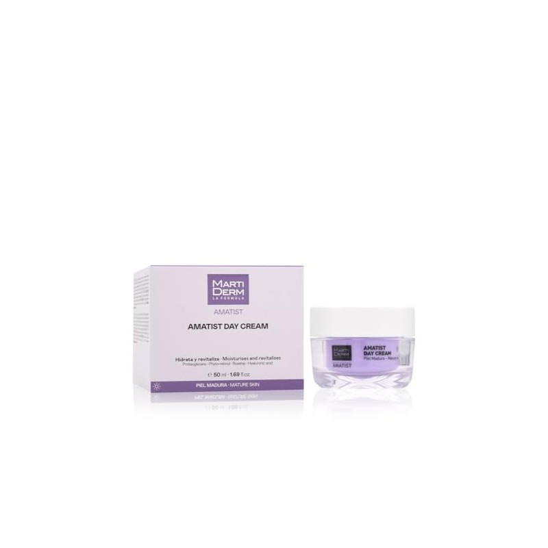 MartiDerm Amatist Day Cream, Hidrata y Revitaliza, Pieles Maduras 50ml