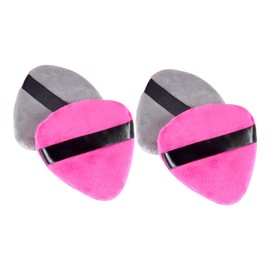 Healeved 4pcs Face Makeup Puff Beauty Tools Soft and Absorbent Loose Powder Puff Full Canvas Easy Application