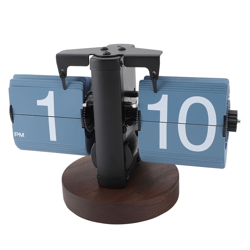 Flip Desk Clock Retro Single Sided Battery Powered Retro Vintage