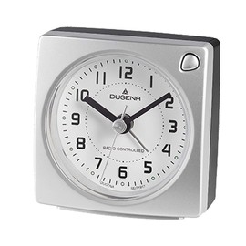 Dugena Radio Alarm Clock 4460941, Radio Signal for MEZ/CET, with Alarm Clock, Alarm Repeat, Dial Lighting, Increasing Alarm Signal, Dimensions 73 x 75 x 40 mm
