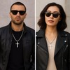 Ovfovy 925 Sterling Silver Cross Necklace for Men Women, 5mm