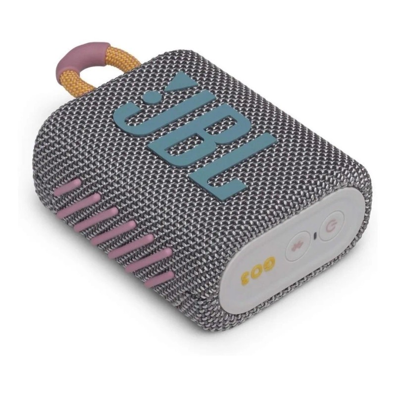 Parlante Jbl Go 3 Portátil Con Bluetooth Waterproof Grey